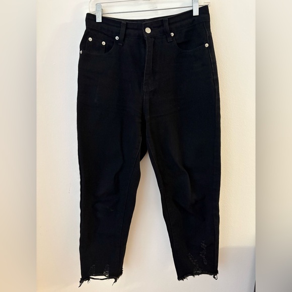 Denim - Straight leg Black Jeans